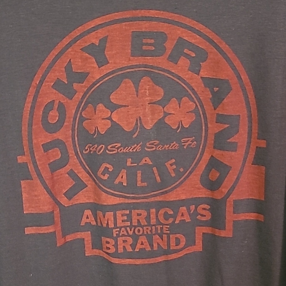 LUCKY BRAND Graphic Short Sleeved T-shirt, Size XXL - Picture 2 of 10